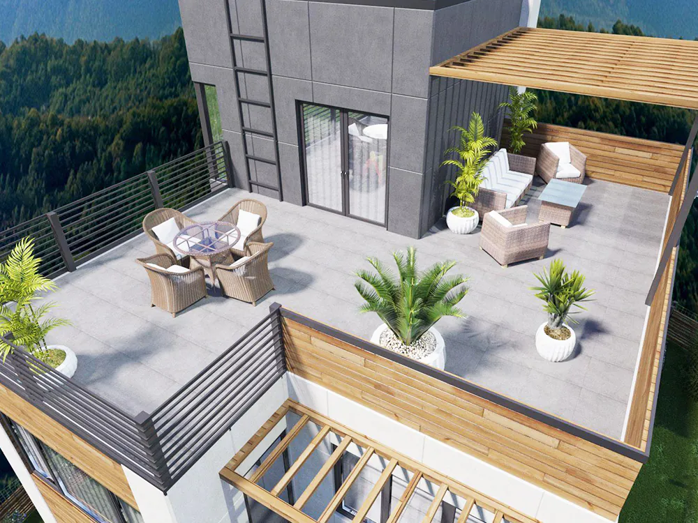 Проекты террас: фото самых вдохновляющих идей для современных построек